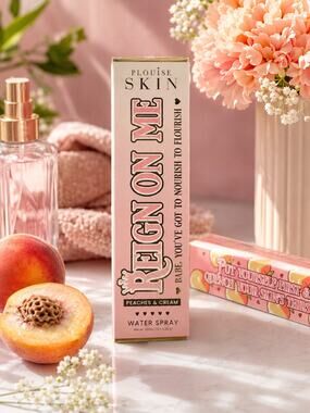 P.Louise Skin Reign On Me Peaches & Cream Water Spray 100ml Face & Body Mist NIB